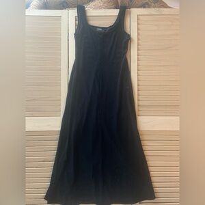 BCBG Size L Full Length Velvet Dress